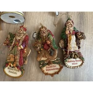 Santa ornaments